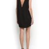 Mango Cocoon Cut Dress in Black - Lyst