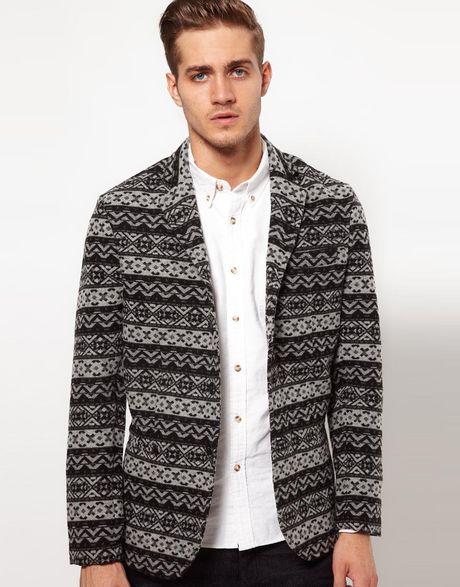 river island black blazer