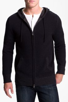 Vince Wool Cashmere Knit Hooded Sweater - Lyst