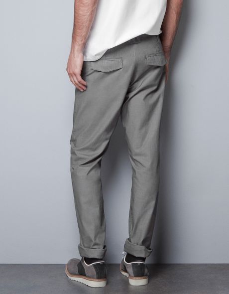 zara gray trousers