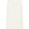 3.1 Phillip Lim Silk Draped Neck Tank Top in White - Lyst