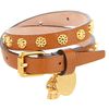 Alexander Mcqueen Skull Charm Double Citystuds in Brown (b) - Lyst