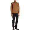 Alexander Mcqueen Suede Shoulder Turtleneck Sweater in Beige for Men (camel) - Lyst