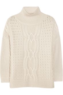 Duffy Cable-Knit Merino Wool Sweater - Lyst