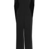 Esteban Cortazar CapeBack Cady and Stretch Crepe Jumpsuit in Black - Lyst