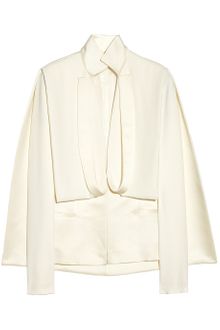 Esteban Cortazar Cape-Back Duchess Satin and Cady Jacket - Lyst