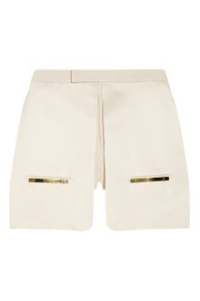 Esteban Cortazar Duchess Satin and Twill Shorts - Lyst