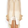 Esteban Cortazar Cady Trimmed Chiffon Blouse in Beige (sand) - Lyst