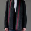 Gucci Print Scarf in Black for Men - Lyst