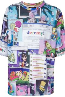 Jeremy Scott Printed Collage Tshirt - Lyst