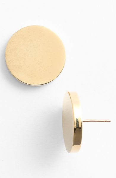 Kate Spade On The Dot Stud Earrings in Gold - Lyst