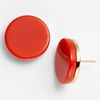 Kate Spade On The Dot Stud Earrings in Red (red/ gold) - Lyst