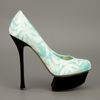 Nicholas Kirkwood Printed Platform Pump in Green (mint) - Lyst