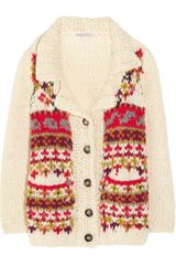 Paul & Joe Sister Altai Chunkyknit Woolblend Cardicoat