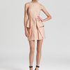 Tibi Jacquard Dress Simona with Cutout in Pink (blush) - Lyst