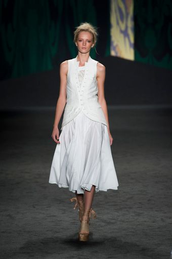 Vera Wang Spring 2013 Runway Look 2 - Lyst