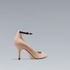 Zara Mid Heel with Ankle Strap in Beige (sand) - Lyst