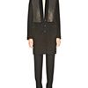 Alexander Wang Slotted Coat Dress in Black - Lyst