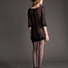 Alice By Temperley Sleeved Davis Dress in Black (black/nude) - Lyst