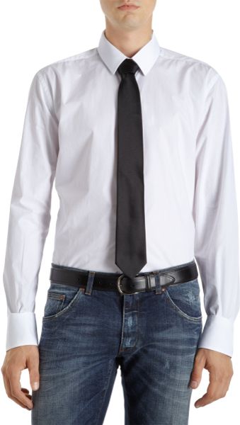 Dolce & Gabbana Moleskin Trouser in Black for Men (white) - Lyst