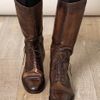 Gucci Brogue Riding Boots in Brown for Men - Lyst