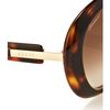 Gucci Ladies S Havana Sunglasses in Brown - Lyst