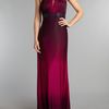 Js Collections Ombre Jersey Dress with Beaded Neck in Purple (magenta) - Lyst