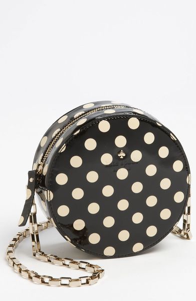 Kate Spade Normandy Park Dot Crossbody Bag in Black (black/ beige) - Lyst