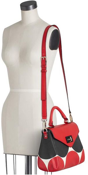 Kate Spade Deborah Dot Little Nadine in Red (red/black) - Lyst
