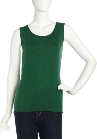 Lafayette 148 New York Long Knit Tank - Lyst