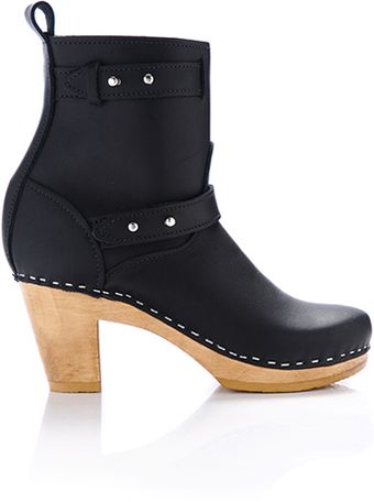 Loeffler Randall Clog Biker Boot - Lyst