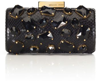 Michael Kors Accessories Resort Rana Jeweled Barrel Clutch - Lyst