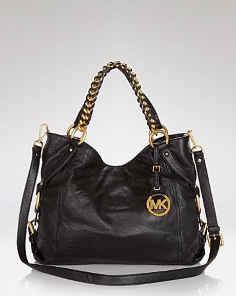 Michael Kors Michael Tote Tristan Large in Black - Lyst