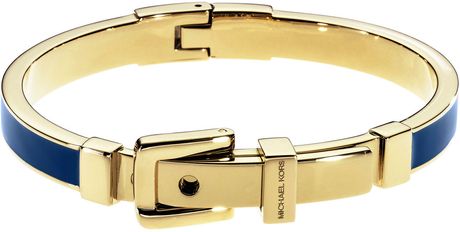 Michael Kors Buckle Bangle in Blue (one size) - Lyst