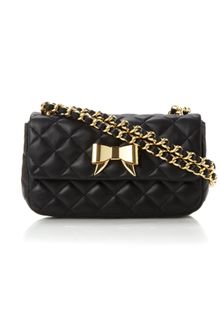 Moschino Cheap & Chic Matelasse Bow Chain Shoulder - Lyst