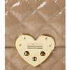 Moschino Cheap & Chic Matelasse Heart Quilted Chain Shoulder in Beige (neutral) - Lyst