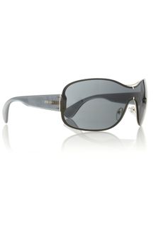 Prada Ladies Pr63os Logo Pale Gold Sunglasses - Lyst