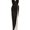 Temperley London Delilah Side Bow Dress in Black (black mix) - Lyst