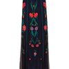 Temperley London Long Eliah Flower Skirt in Black (black mix) - Lyst