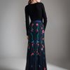 Temperley London Long Eliah Flower Skirt in Black (black mix) - Lyst