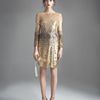 Temperley London Gold Leaf Dress in Gold - Lyst