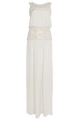 Temperley London Long Deco Beaded Dress