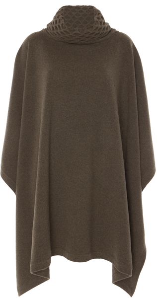 Temperley London Honeycomb Cape in Khaki - Lyst