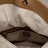 Tory Burch Logo Plaque Clutch in Beige (nude) - Lyst