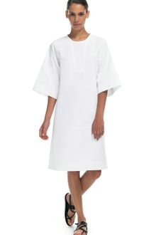 Yigal Azrouel Sleeveless Hooded Leather Dress - Lyst