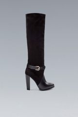 Zara High Heel Boot with Buckle