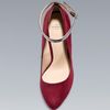 Zara Combined High Heel Court Shoe in Red - Lyst