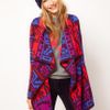 Asos Collection  Blanket Wrap Cardi in Multicolor (multi) - Lyst