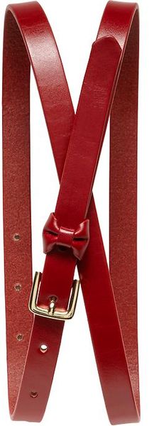 Banana Republic Bow Skinny Belt - Lyst