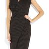 Donna Karan New York Origami WoolBlend Dress in Gray - Lyst